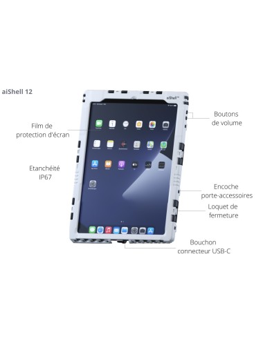 Coque aiShell Pro pour iPad Pro 12.9" 