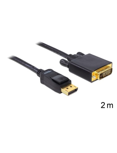 Câble Displayport 1.2 mâle vers DVI 24+1 mâle 2 m